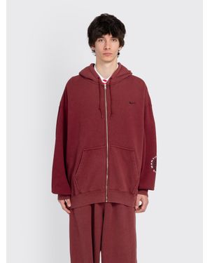 Nike Martine Rose X Nike Zip Up - Red