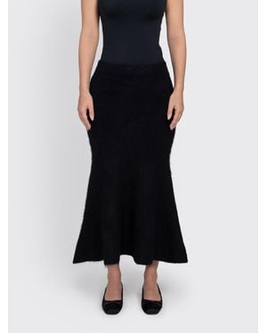 Remain Knit Midi Skirt - Black