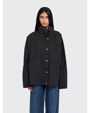 TOTEME Summer Parachute Jacket - Blue