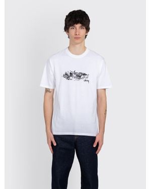 Stussy Fawn Tee - White
