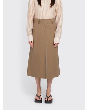 Filippa K Box Pleat Skirt - Natural