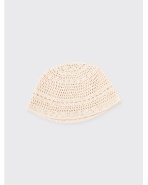 Amomento Crochet Beanie - White