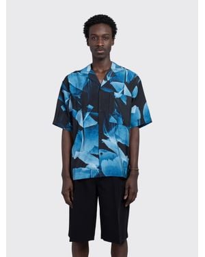 Minimum Rhodes Short Sleeve Shirt - Blue