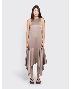 Filippa K Scarf Hem Dress - Natural