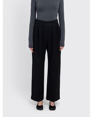 Amomento Wool Wrap Pants - Black