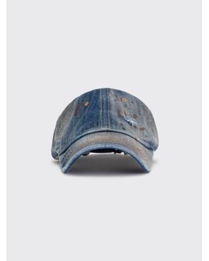 Acne Studios Embroidered Logo Cap - Blue