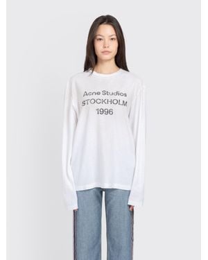 Acne Studios Logo T-Shirt - White
