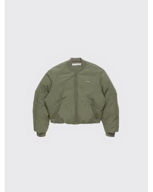 Acne Studios Down Bomber Jacket - Green