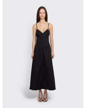 St. Agni Structured Cotton Dress - White