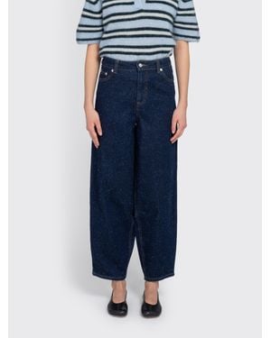 Minimum Maria High Waist Ankle Jean - Blue