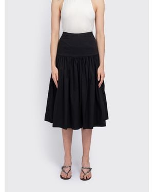 Amomento Shirring Culotte Pants - Black