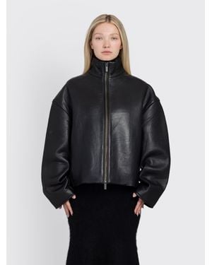 Remain Bonded Leather Jacket - Black