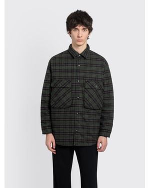 Comme des Garçons Quilted Check Jacket - Black