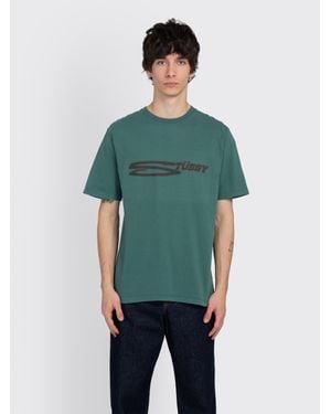 Stussy Stretch Pigment Dyed Tee - Green