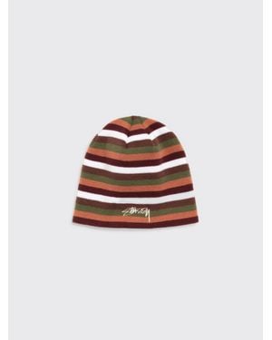 Stussy Skullcap Smoothstock Striped - White