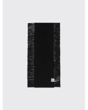 TOTEME Cashmere Tassel Scarf - Black