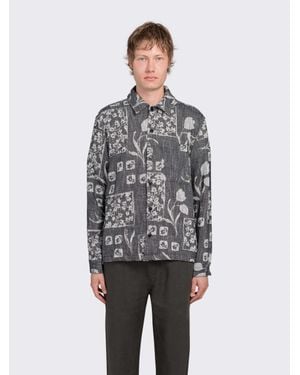 Samsøe & Samsøe Sacastor X O Overshirt - Gray
