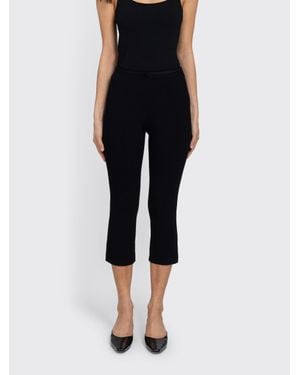 Amomento Wholegarment Knit Capri Pants - Black