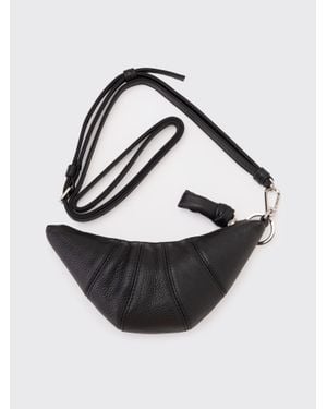 Lemaire Crossbody Croissant Coin - Black