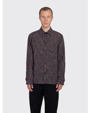 Minimum Ace Relaxed Long Sleeve Shirt - Gray