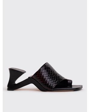 Miista Gaelle Snake Sandals - Black