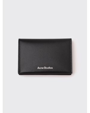 Acne Studios Folded Leather Wallet - Black
