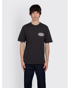 Stussy Champion Oval Pigment Dyed Tee - Black