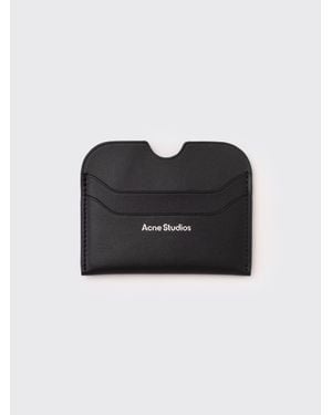 Acne Studios Leather Card Holder - Black