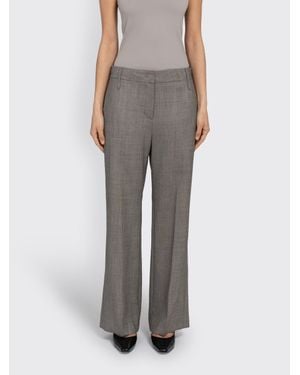 Amomento Wool Flared Pants - Gray