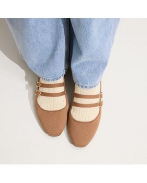 Rothy's The Double Buckle Mary Jane - Natural