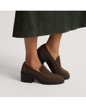 Rothy's The Block Heel Loafer - Black