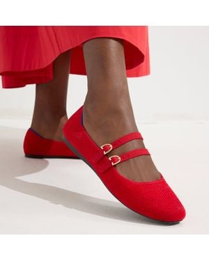 Rothy's The Double Buckle Mary Jane - Red