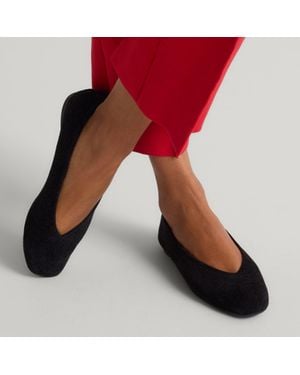 Rothy's The Max Square Ballerina - Black