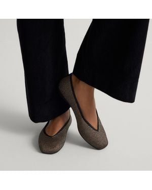 Rothy's The Max Square Ballerina - Black
