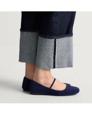 Rothy's The Max Square Mary Jane - Blue