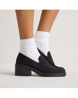 Rothy's The Block Heel Loafer - Black