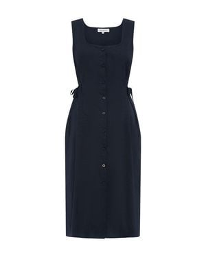 ROWIE Dandy Midi Dress - Blue