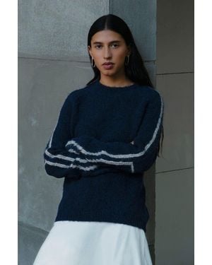 ROWIE Lana Knit Sweater - Blue