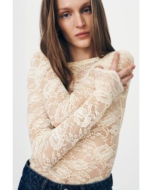 ROWIE Tonya Rose Lace Top - Multicolor