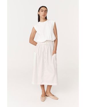 ROWIE Jessica Organic Midi Dress - Natural