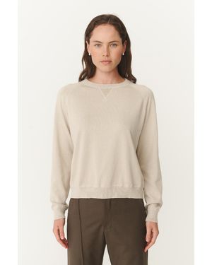 ROWIE Tiga Pigment Knit Sweater - Natural