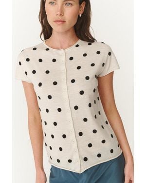 ROWIE Sandra Merino Knit Top - Natural