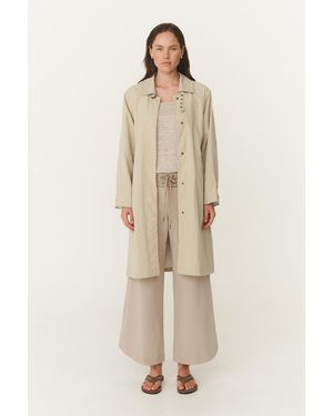 ROWIE Marlow Classic Trench Coat - Natural