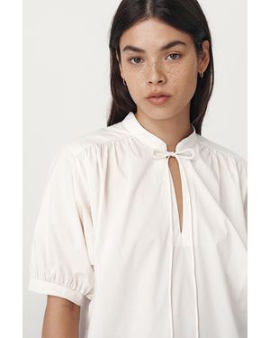 ROWIE Piper Organic Blouse - White