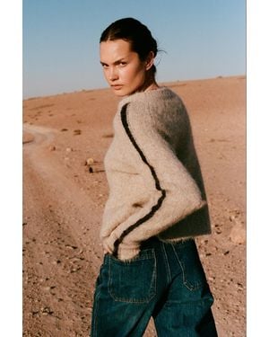 ROWIE Lamara Knit Sweater - Natural