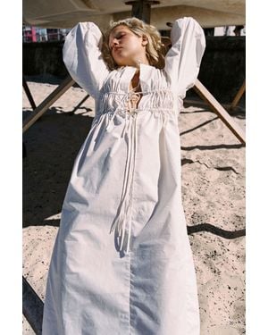 ROWIE Piper Organic Midi Dress - Natural