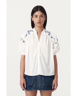 ROWIE Cora Spring Blouse - White