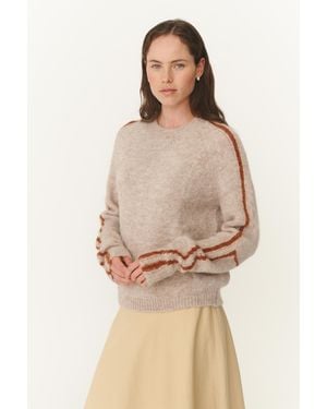 ROWIE Lana Knit Sweater - Natural
