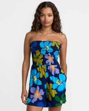 RVCA Kat Romper - Blue
