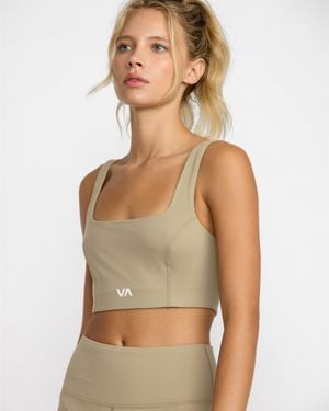 RVCA Va Square Neck Bra - Green